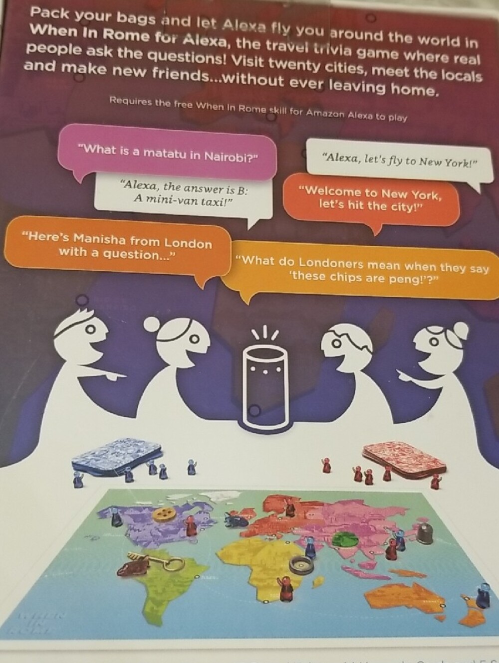 Sealed New When In Rome Game Amazon Alexa - Picture 4 of 7